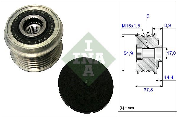 WILMINK GROUP Механизм свободного хода генератора WG1253787